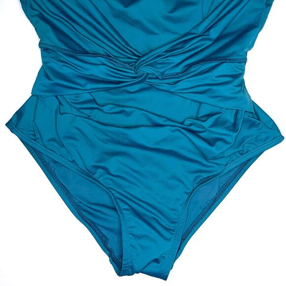 Jantzen Mio Mia Underwire One Piece Swimsuit in Azure - Picture 6 of 15